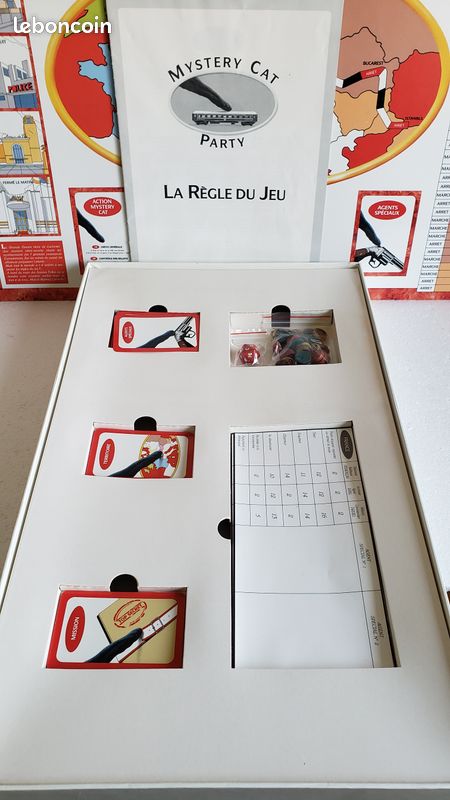 Jeu De Société Mystery Cat Party – MB – Complet Et Rare – Stratégie – Occasion