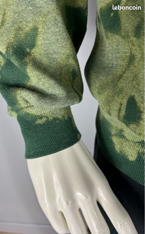 Pull basique en coton camouflage vert Matalan garçons taille 5 ans