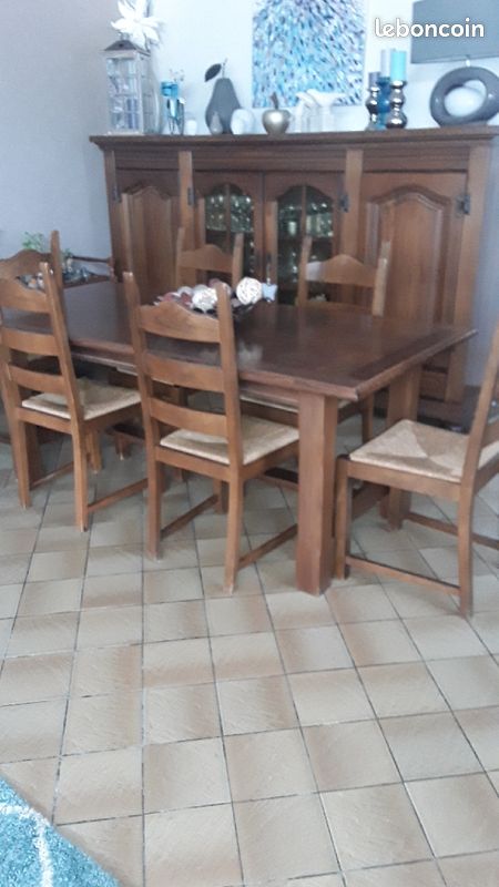 Salle a manger complète Living Confiturier Tale et 6 chaises (image 4)