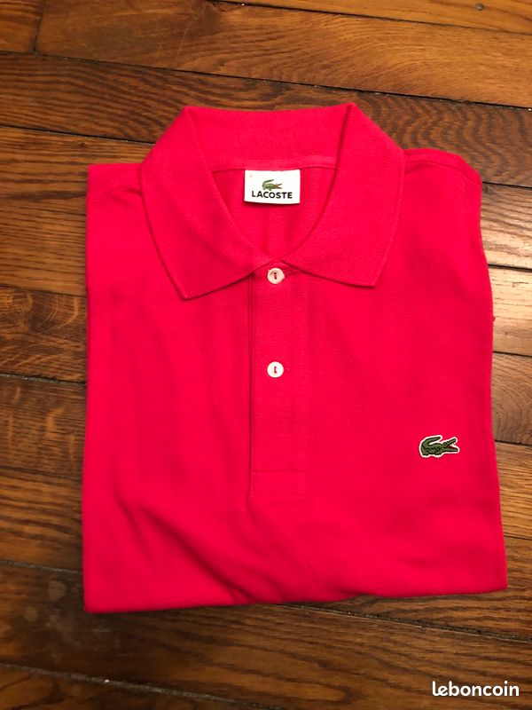 Polo Lacoste rouge (image 4)