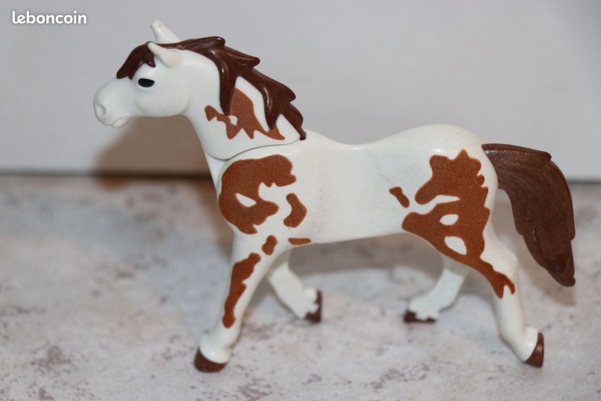 Playmobil cheval tâches velours (image 4)