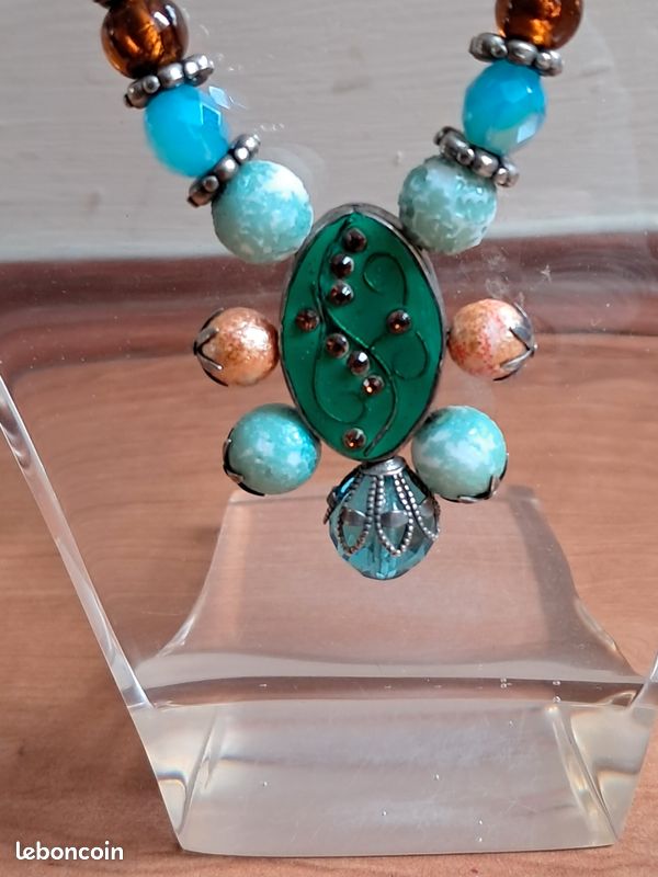 Collier Design Taratata Modèle Boîte Aux Lettres N°89 - Bijou Original Et Coloré