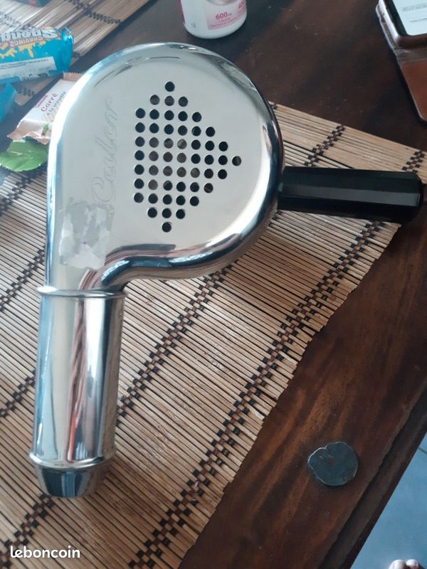 Sèche-cheveux Calor Vintage Inox Avec Poignée Bakélite - Occasion En Bon état Général