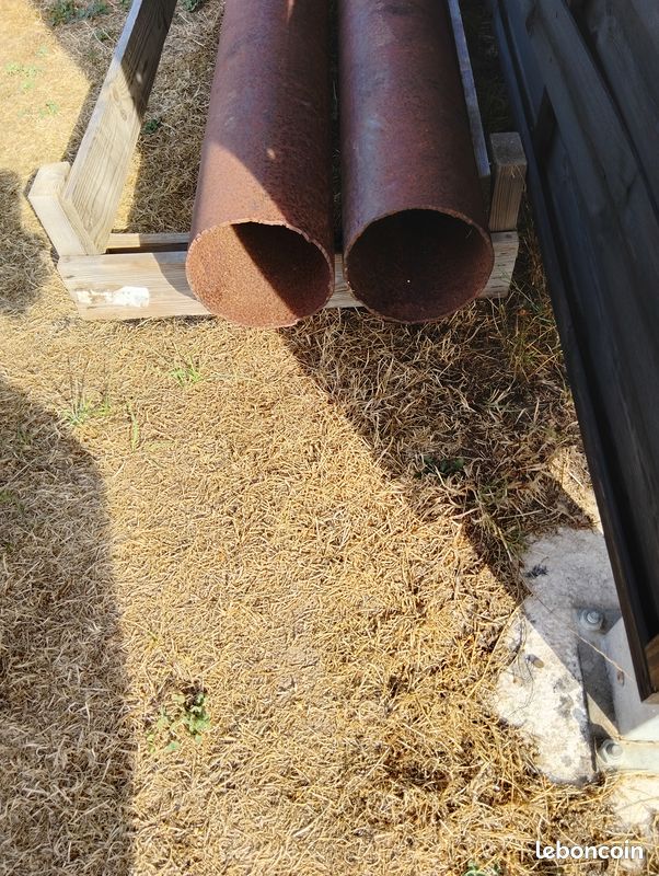 2 tubes acier 168x3 longeur 3 m (image 3)