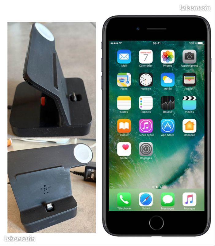 IPhone 7 Plus et sa station de charge (image 1)