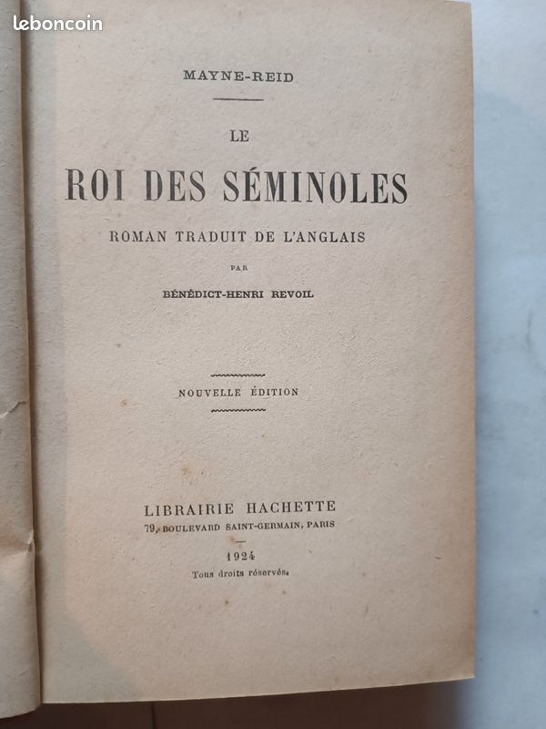 Le Roi des Séminoles de Mayne Reid (image 1)