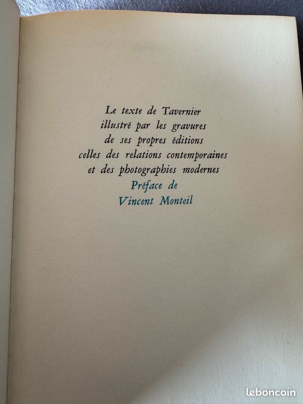 Voyage en Perse – Jean-Baptiste Tavernier, édition Club des libraires de France (image 9)