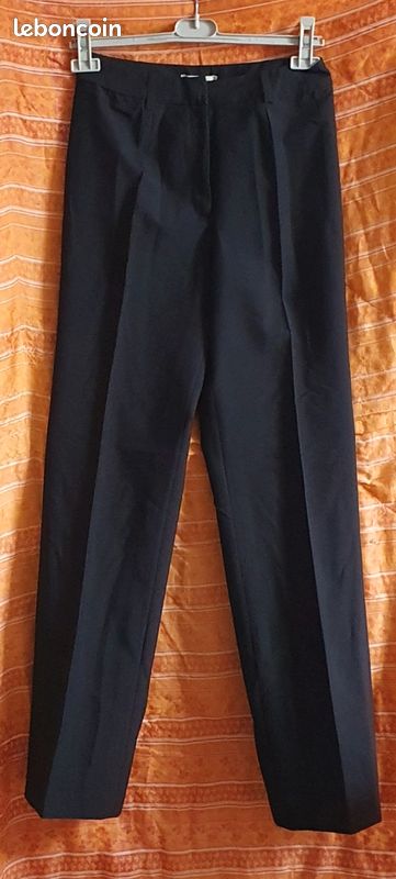 Pantalon noir polyester taille 32 (image 2)