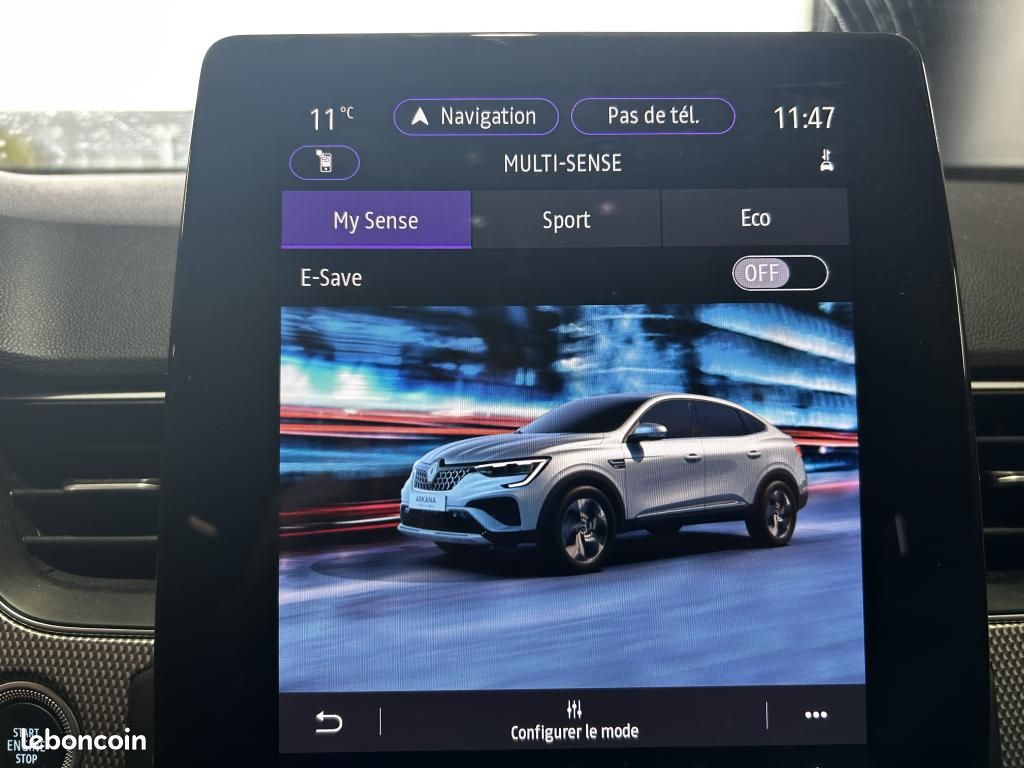 RENAULT ARKANA 1.6 E-Tech Hybride - 145 - SUV PHASE 2 - Garantie 12 mois (image 22)