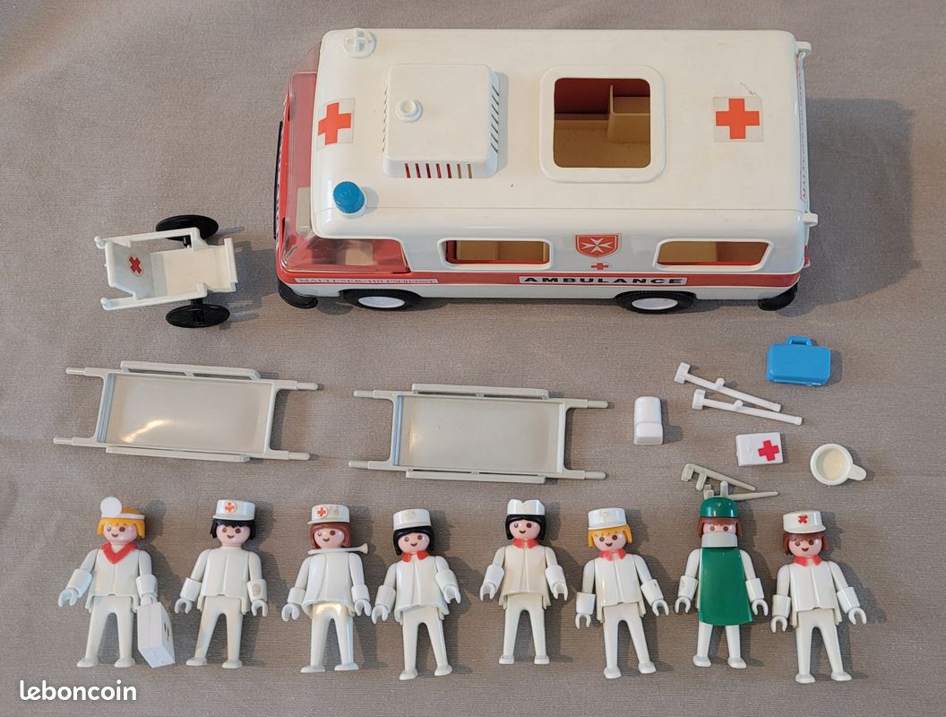 PLAYMOBIL ACCESSOIRES HÔPITAL Vintage Années 70 EUR 10,00 - FR