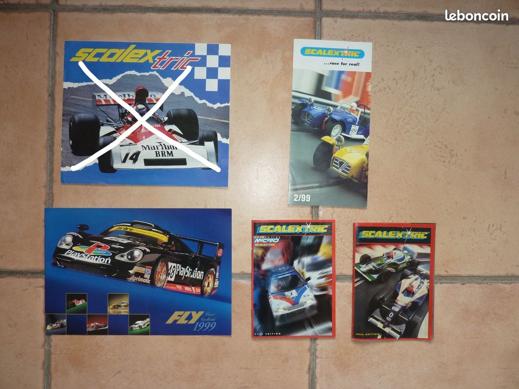 Dépliants circuits routiers scalextric et fly (image 1)