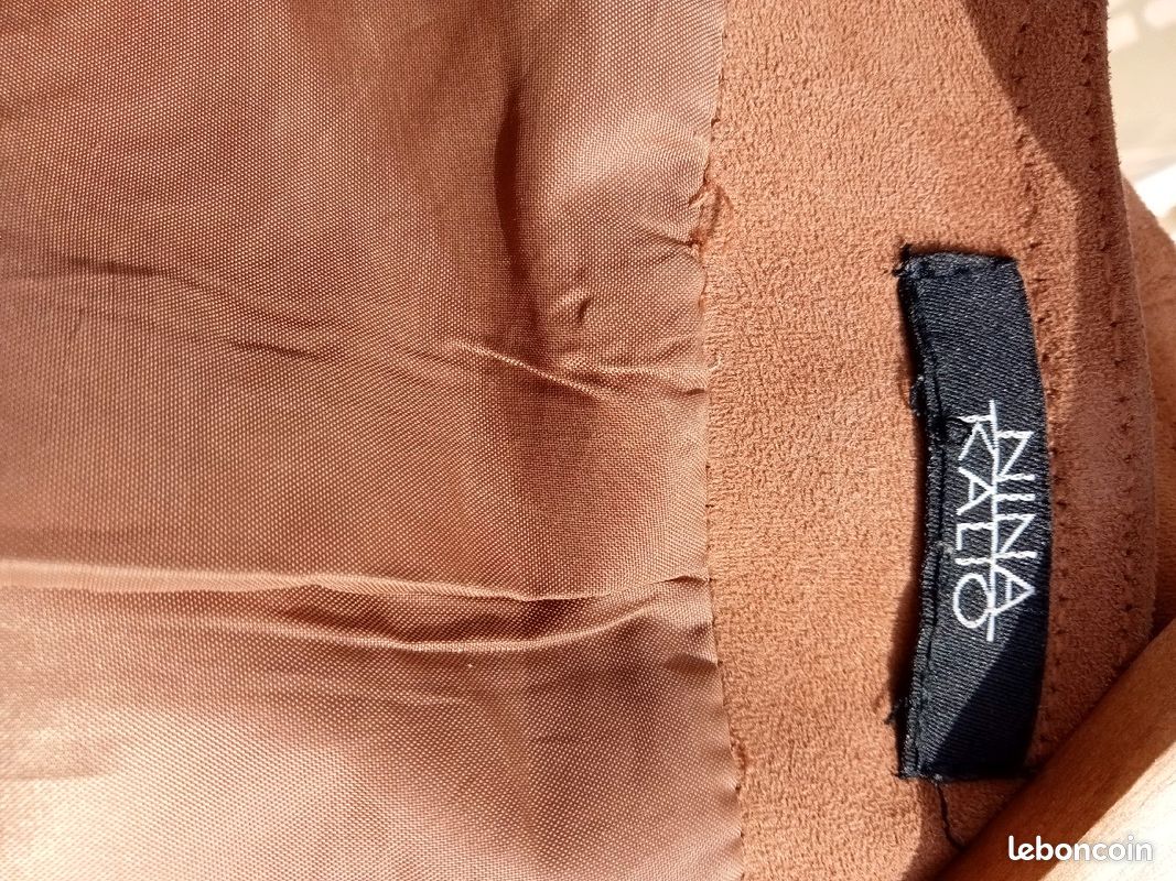 Veste façon daim Nina Kalio état neuf (image 4)