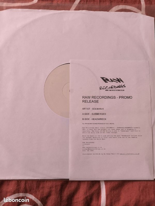 Vinyle Raw recordings (image 1)
