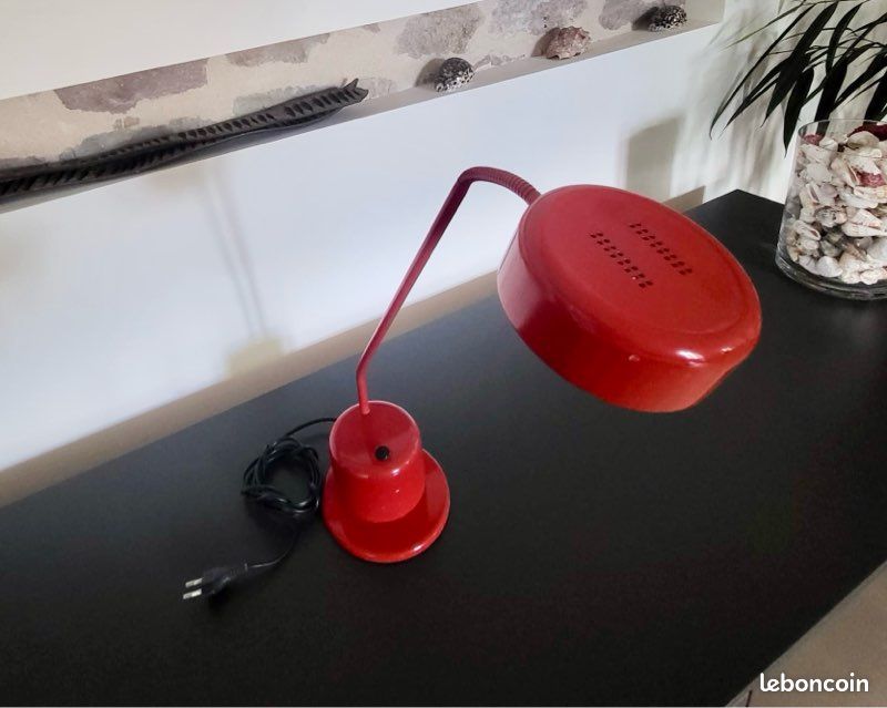 Lampe moderne rouge (image 2)