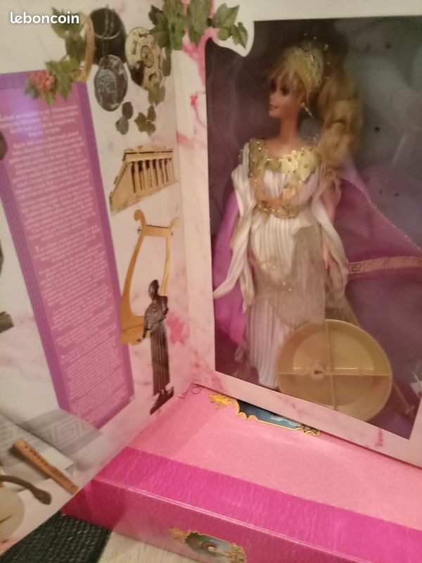 POUPÉE BARBIE GREAT ERAS COLLECTION DÉESSE GRECQUE REF 15005 EN BOITE 1995
