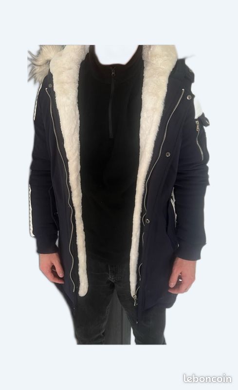Veste homme hiver project X Paris taille L couleur bleu marine (image 1)