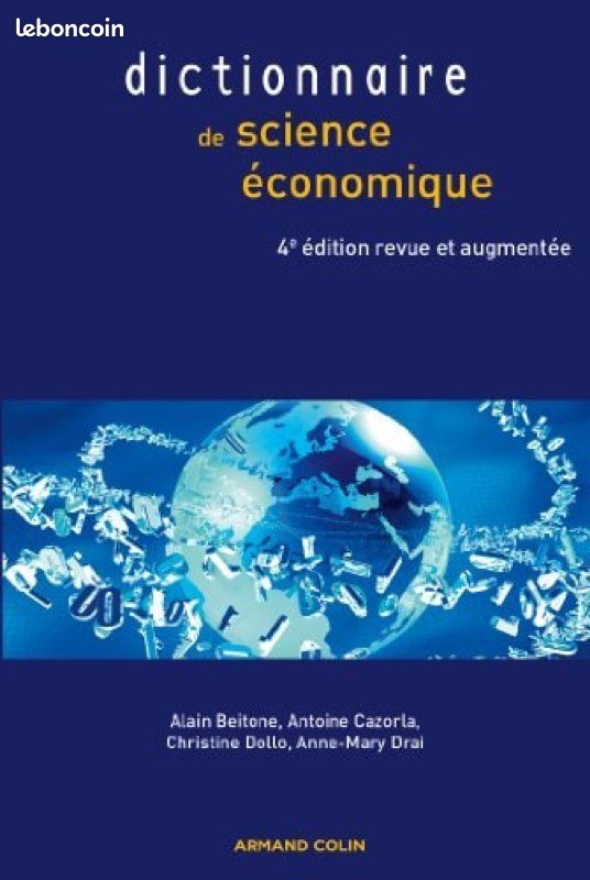 Dictionnaire de science économique - 4e édition revue et augmentée (image 1)