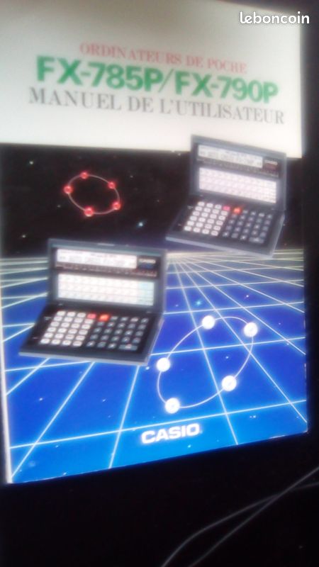 Manuel D'utilisation Casio FX-795P - Calculatrice Scientifique - État Correct