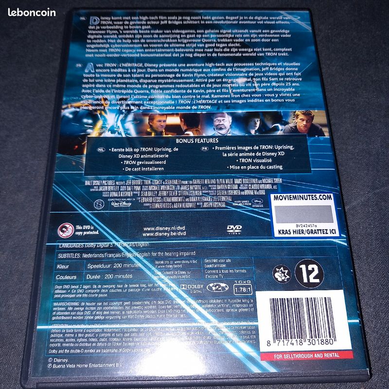 Dvd du film tron l heritage (image 2)