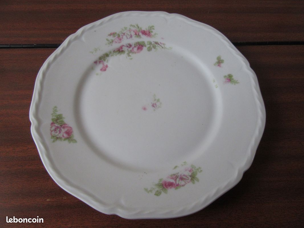 Assiette plate limoge france (image 1)