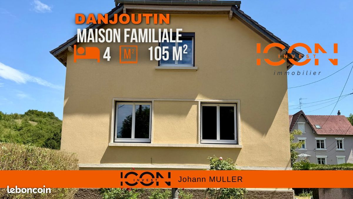 Maison 6 pièces 105 m² · à Danjoutin · 105 m² · 165 000 €
