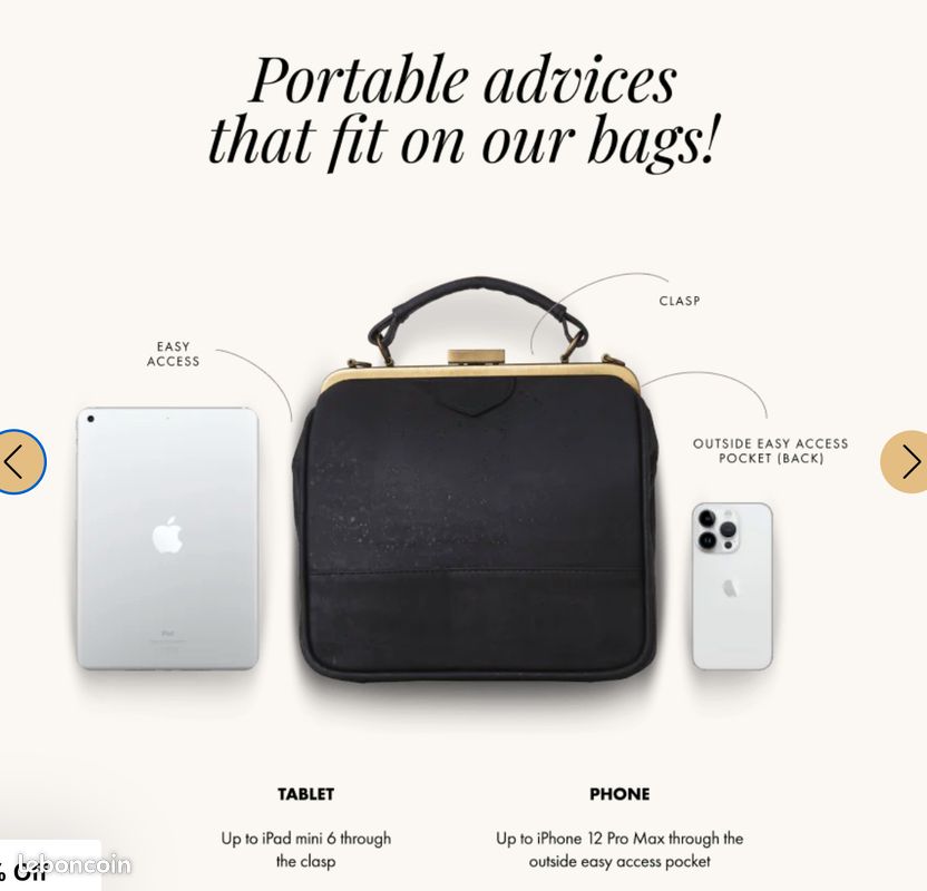 Bebebark – Sac convertible en liège éco-chic Accessoires Bagagerie