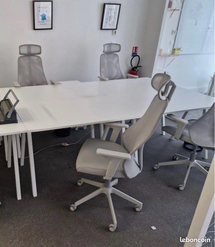 Bureau + chaise ergonomique (image 1)