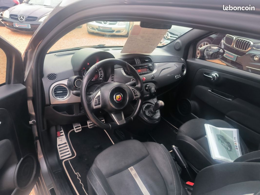 Fiat 500 Abarth 1.4 turbo 140 ch 595 véhicule français historique d'entretien complet distribution ok garantie 6 mois (image 3)