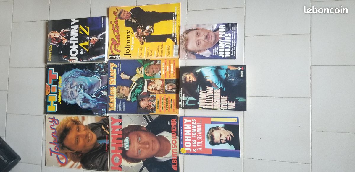 Lot de beaux livres Johnny (image 1)