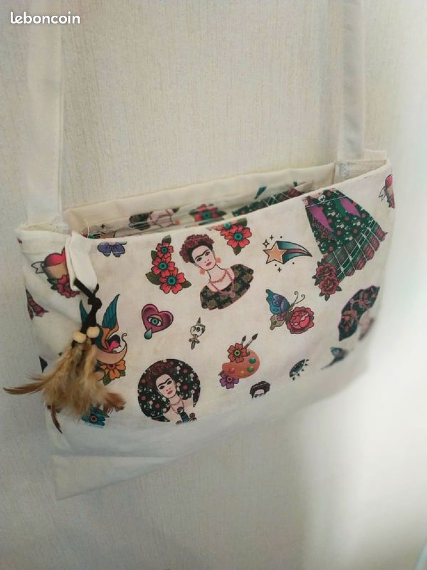 Sac bandoulière fait à la main (image 4)