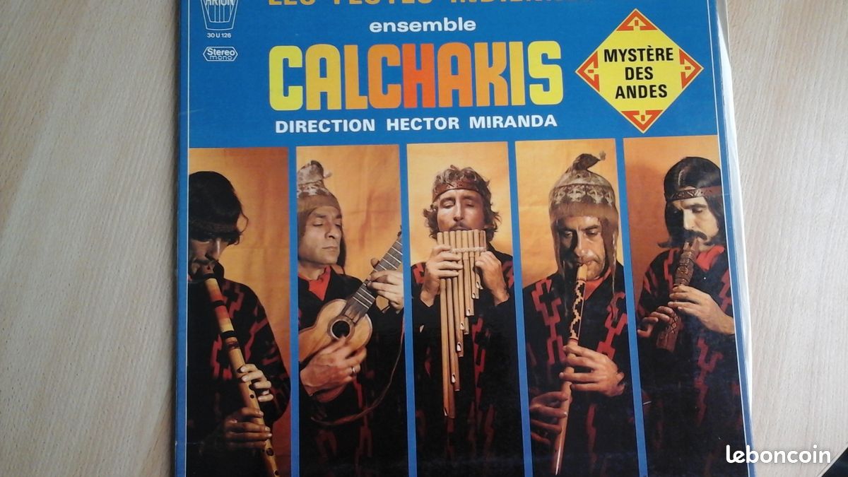Vinyl 33T/30cm "flûtes indiennes" /vintage '60 (image 1)