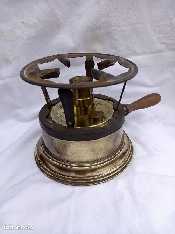 Réchaud Ancien Pigeon - Lampe à Pétrole Camping - Militaire France
