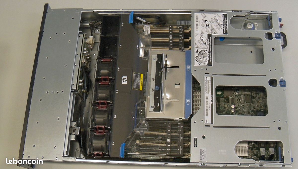Serveur HP ProLiant DL380 G7 SFF 8 baies, ideal pour homelab avec esxi, proxmox, unraid, openmediavault, debian ou linux, plex, ou xepnology (image 4)