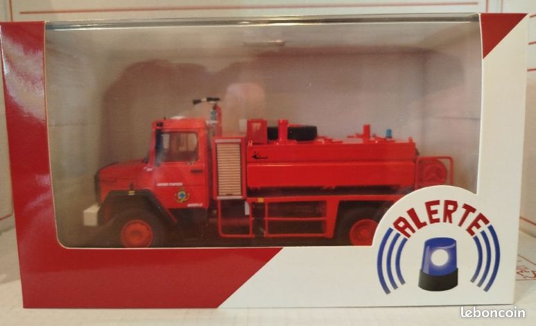 Alerte 0082 - iveco fiat - 160.17 4x4 tanker truck fiffaud cci bmpm sapeurs pompiers 1990 - Collection