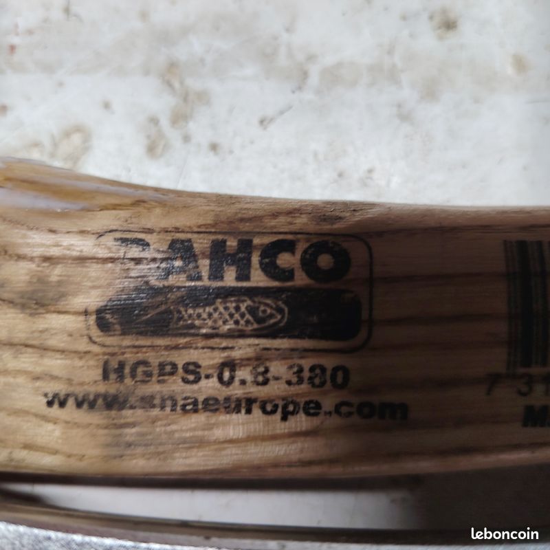 Hâchette manche courbé en frêne Bahco (image 4)