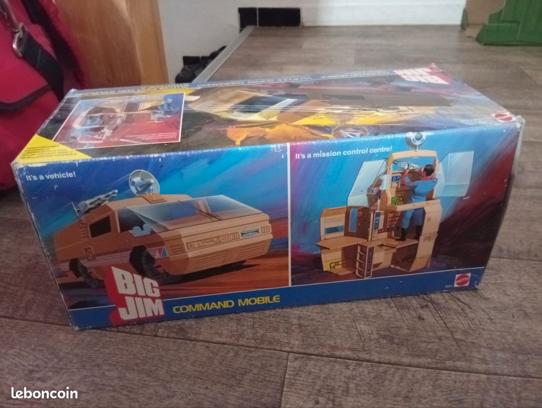 MATTEL BIG JIM vintage la tente de Big Jim coffret complet boite d