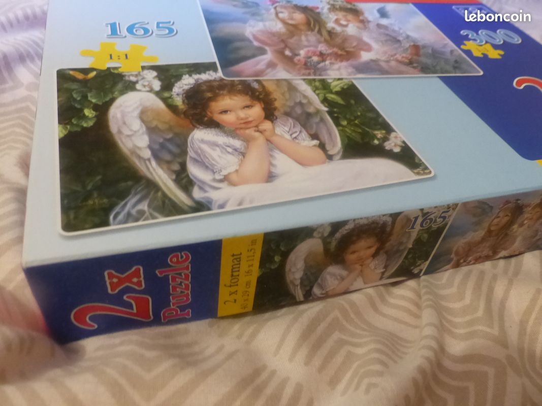 Puzzle CASTORLAND --2 puzzles d'anges 300 et 165 pièces ---NEUF (image 2)