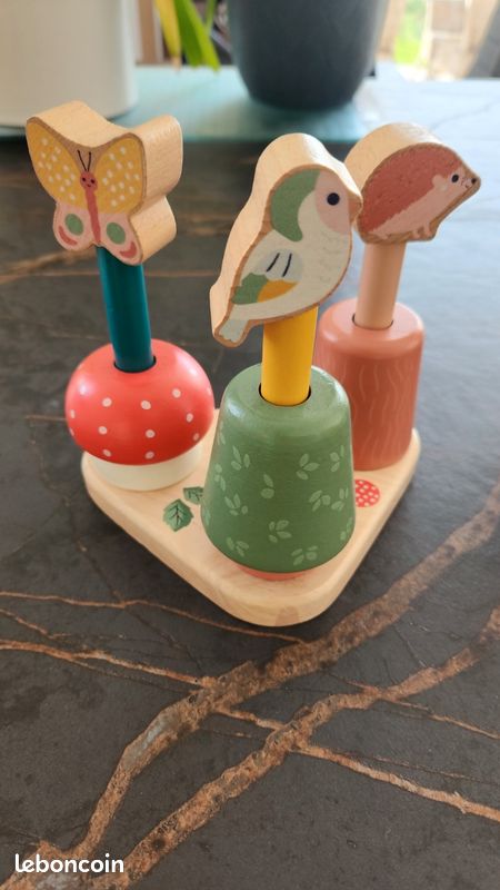 Jouet en bois rebondissant (image 4)