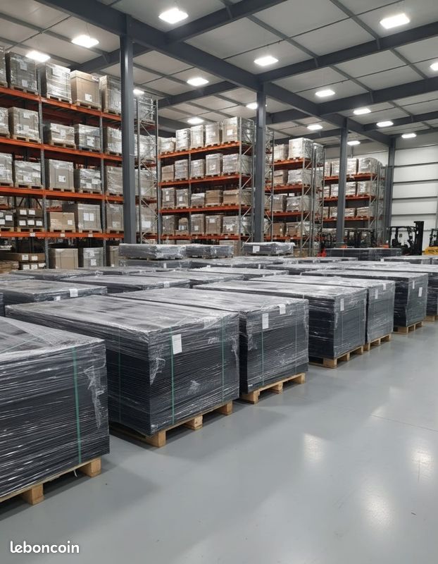 Déstockage clôture panneaux rigides en stock gris anthracite 7016 (image 2)