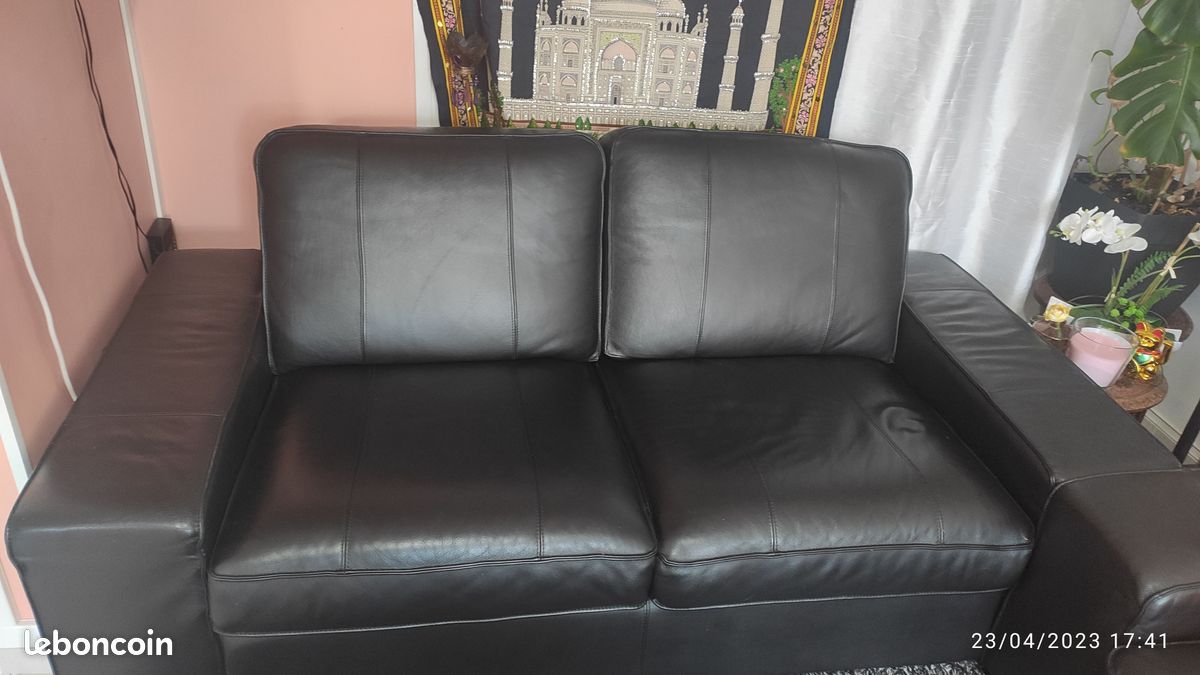 Canapé IKEA KIVIK en cuir (image 3)