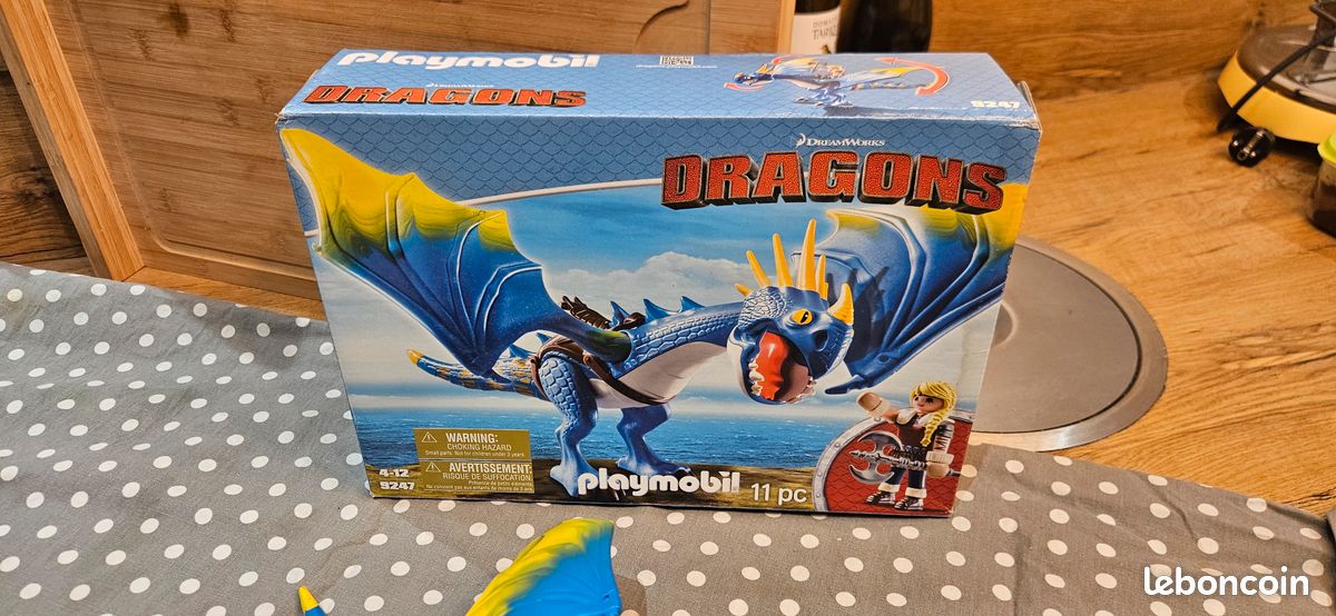 Playmobil set 9247 Dragons Astrid et Tempête - Complet avec boîte et notice (image 3)
