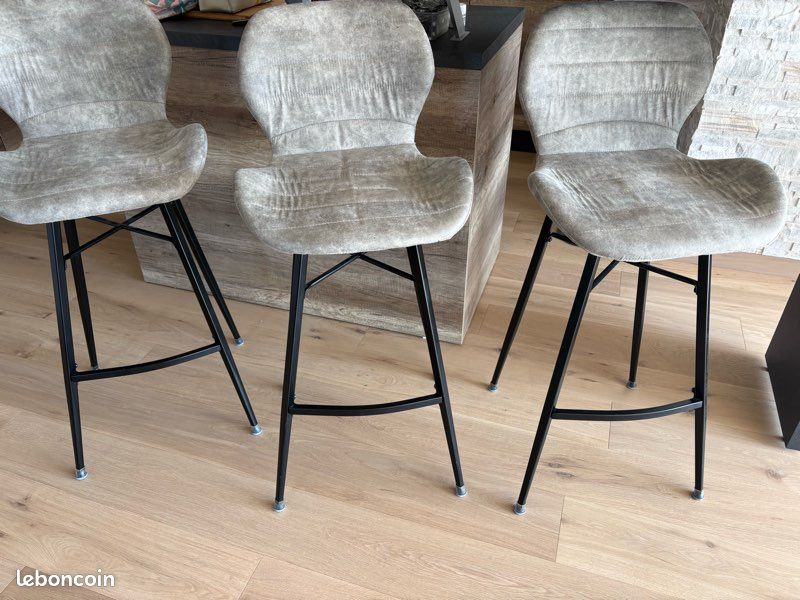 Chaises de bar îlot central (image 2)