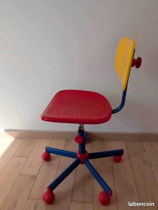 Chaise de bureau enfant vintage Ikea (Knut & Marianne Hagberg) (image 2)