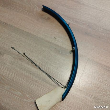 Garde boue Bluemels gris argenté ancien vintage - Équipements vélos