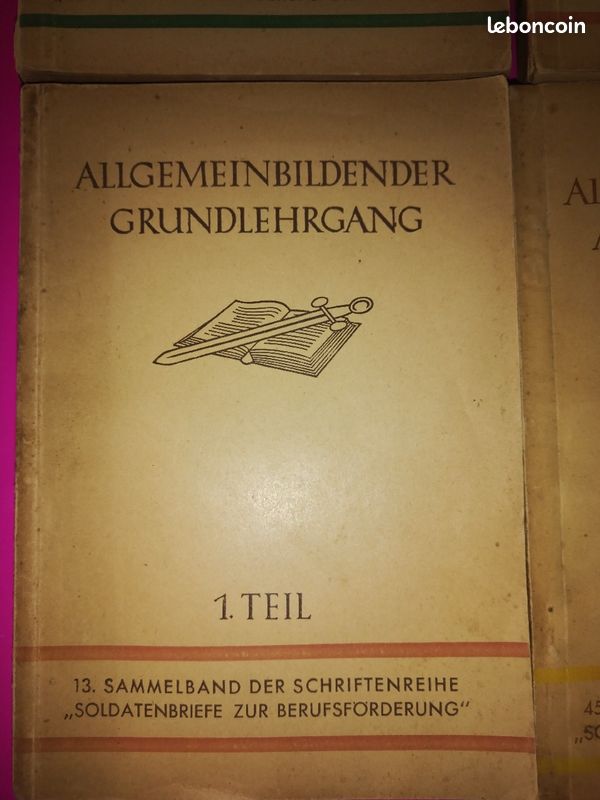 4 livres sur les cours des soldats allemands 1941 (image 2)