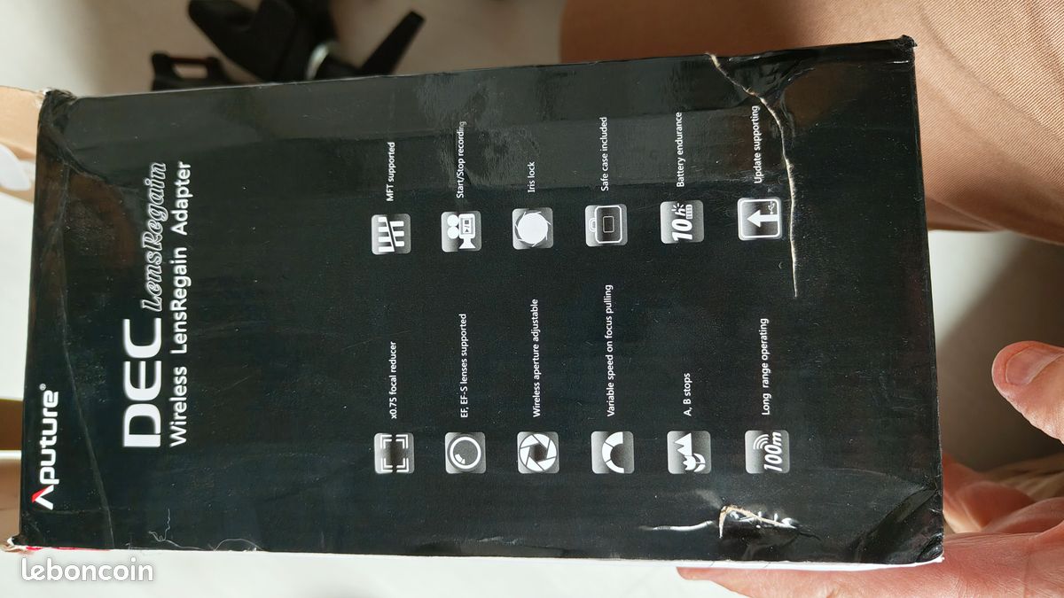 Aputure DEC lensregain Adaptateur pour télécommande sans Fil pour