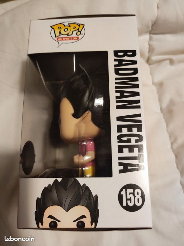 Funko Pop Dragon Ball Z - Badman Vegeta (n°158), édition Exclusive, Très Bon état
