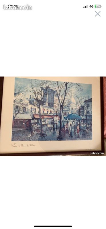 Tableau dessin Paris (image 1)