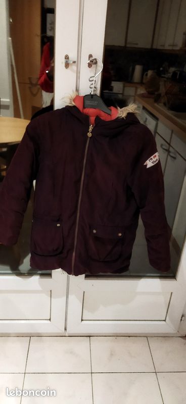 Manteau fille 10 ans Vertbaudet violet Vêtements