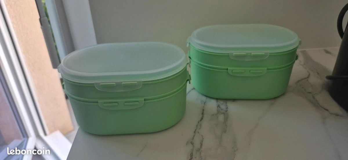 Boîtes à goûter et repas IKEA - Lot de 2 (image 1)